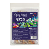 Plum Mulberry and Orange Peel Tea for Summer Cold Brew with Natural Ingredients