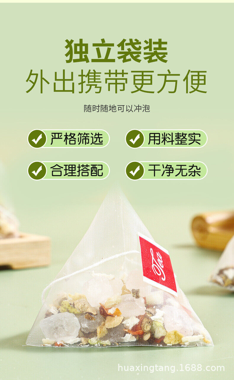 120g/bag bamboo cane thatch root snow pear tea snow pear white thatch root bag