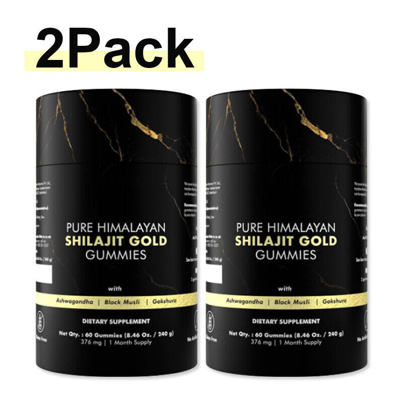 Pure Himalayan Shilajit Gummies Immune Support with Ashwagandha Chaga Mushroom Secondary image