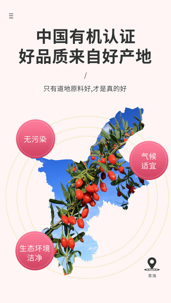 Organic Sulfite-Free Goji Berries: 100g Top Grade Ningxia