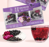 Black Goji Berry Mulberry Rose Herbal Tea Bags Anthocyanin Rich Health Drink