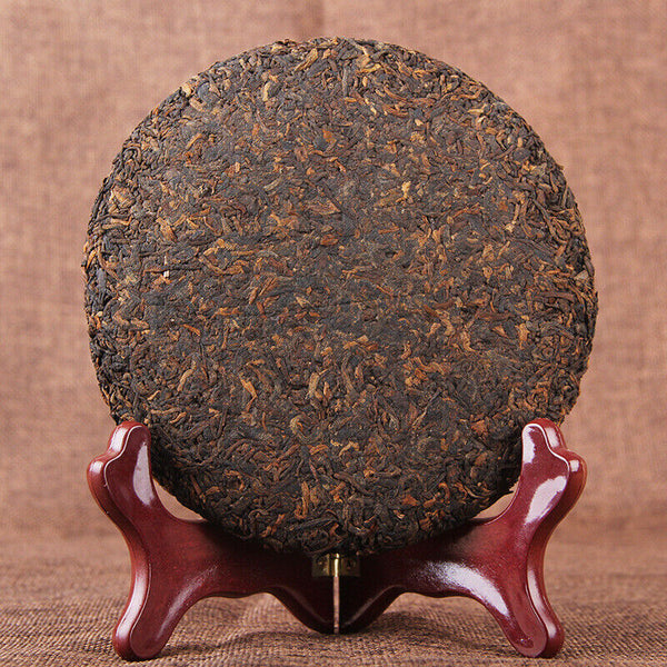 200g Palace Gold Cake (Ripe) Yunnan Menghai Pu'er Round Tea Early Spring Jiao Mu