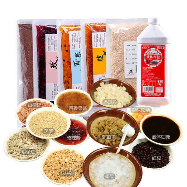 Ice Powder Ingredients Set Commercial Handmade Red Sugar Hawthorn Jam Toppings