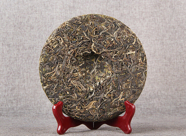 357g Ancient Tree Puerh Raw Tea Cake Traditional Handmade Puerh Material