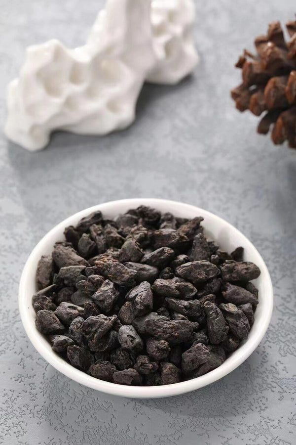 Yunnan Menghai Puerh Ripe Tea Glutinous Rice Fragrance Crushed Silver 500g