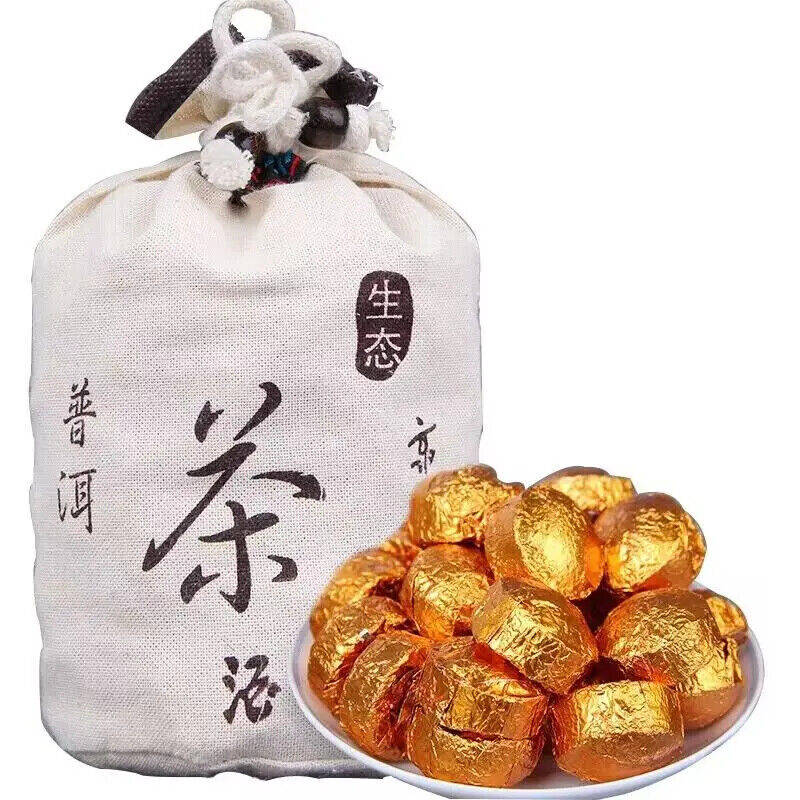 Yunnan Shu Puer Tuocha 500g per Bag Fermented Tea Cake Compressed Pu-erh Tea