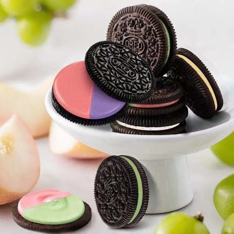 2Boxes Chinese Flavor Oreo Biscuits Cookie Snack Food 奥利奥夹心饼干零食 草莓味+巧克力味 2盒装