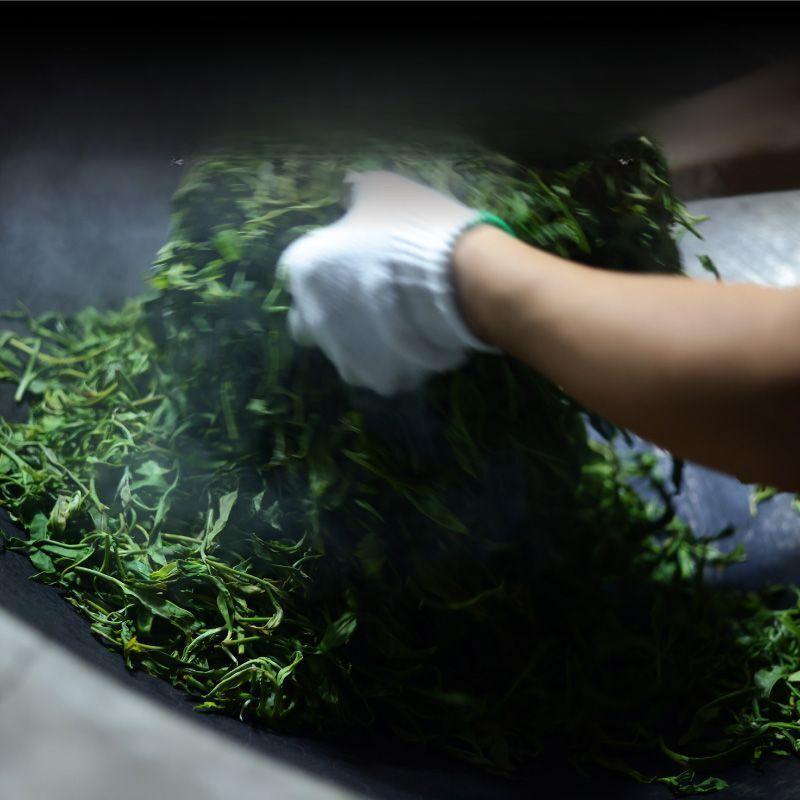 Organic Puerh ripe tea Rain Flower Bulk Yunnan Menghai Aged Limited Edition