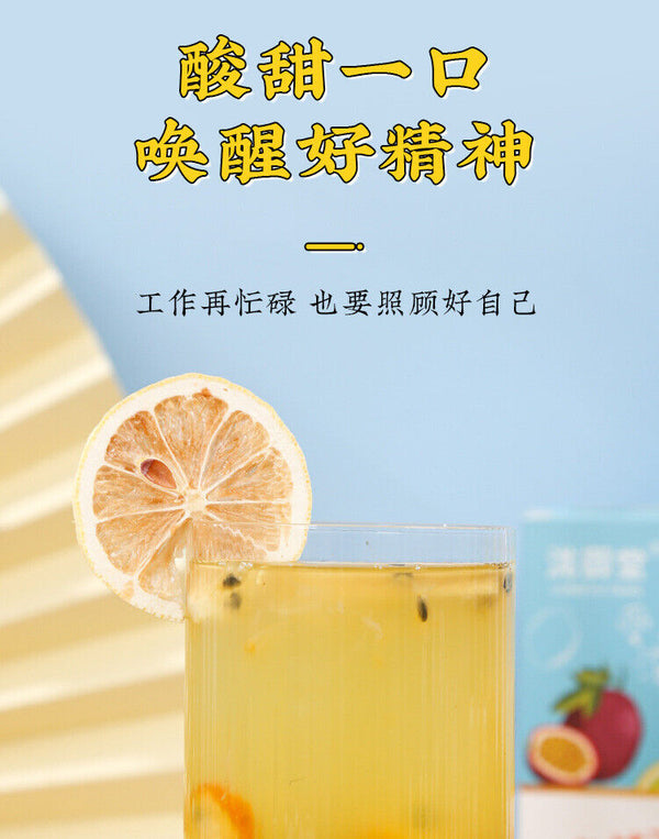 Kumquat Passion Fruit Tea Lemon Pear Fruit Blend Dried Herbal Cold Brew 90g Box