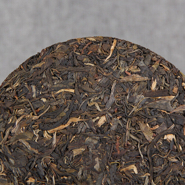 357g Pu-Erh Tea Pressing Process Classical Raw Pu'er Tea Cake Puerh Green Tea