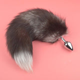 Anal Plug Real Fox Tail Cosplay Butt Plug Anal Sex Tail Adult Products Cosplay