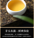 1kg Yunnan Pu'er Icelandic Ancient Tree Golden Leaf Pu'er Raw Brick Tea