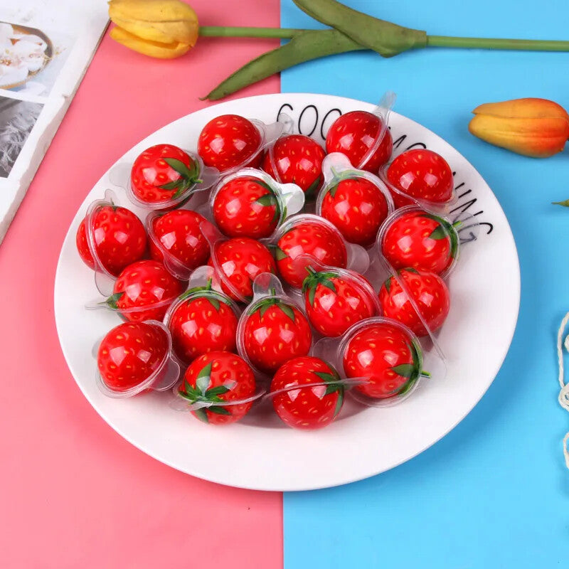 Funny Spherical Gum Eyeball Gummy Candy 30pcs Fruit Flavored 3D Gummy Ball Candy
