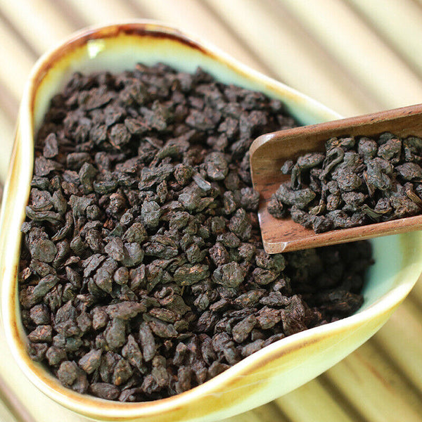 Pu'er Ripe Tea Tea Fossil 500g Glutinous Rice Fragrance