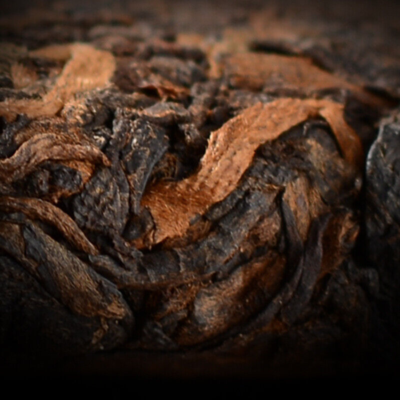 TeaPu-Erh Cooked Tea Cake Yunnan Ecological Pu'er Black Tea Organic 357g Palace Old