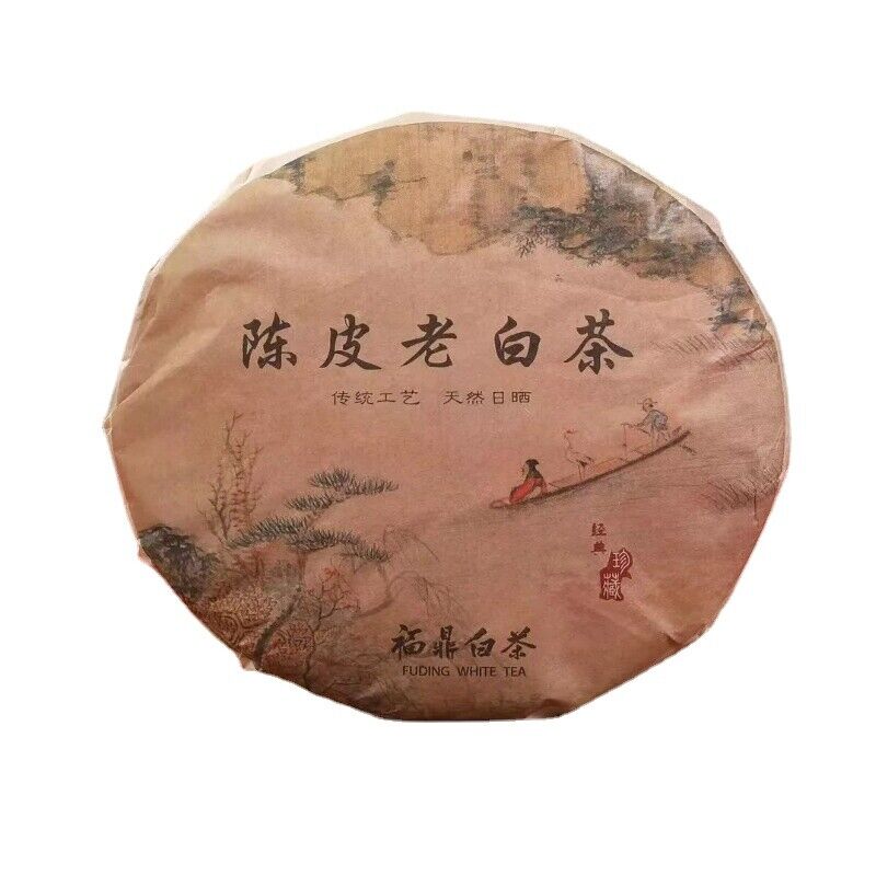 350g fuding alpine old white tea cake aged white tea tightly pressed shoumei tea Main image