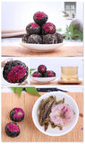 New Beautiful Colorful Detox Herbal Blooming Flower Tea Ball 20pcs