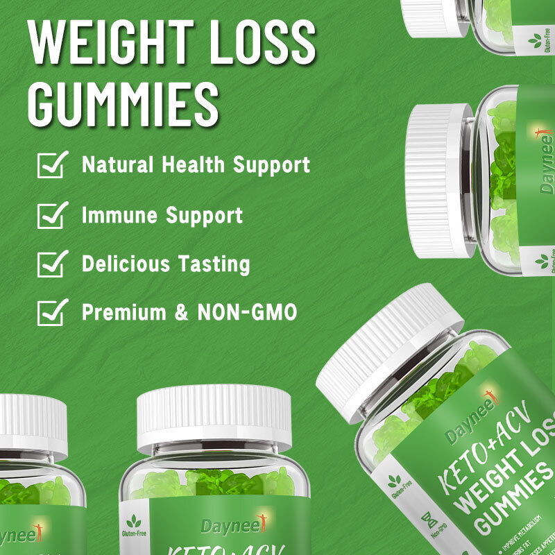 KETO+ACV WEIGHT LOSS GUMMIES 60 Capsules/bottle