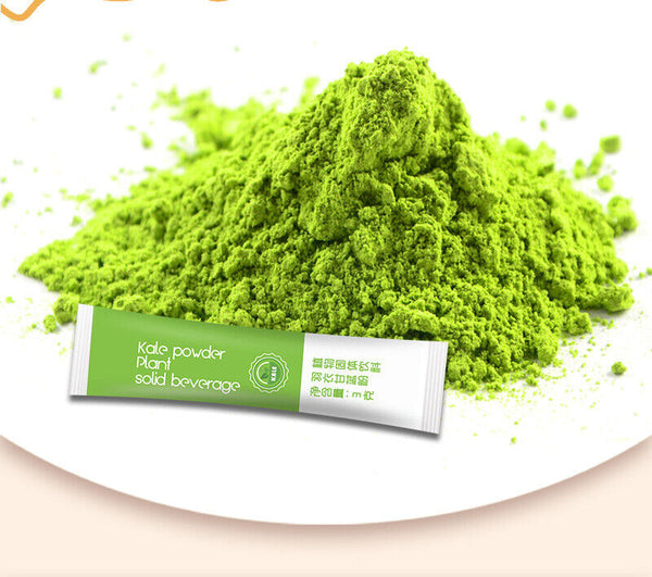 Kale 100% Vegetable Powder Meal Replacement Instant Wheat Juice Kale Pink