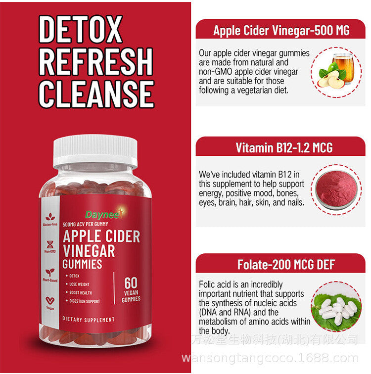 Apfel-Apfelessig-Gummis Daynee slim APPLE CIDER VINEGAR GUMMIES