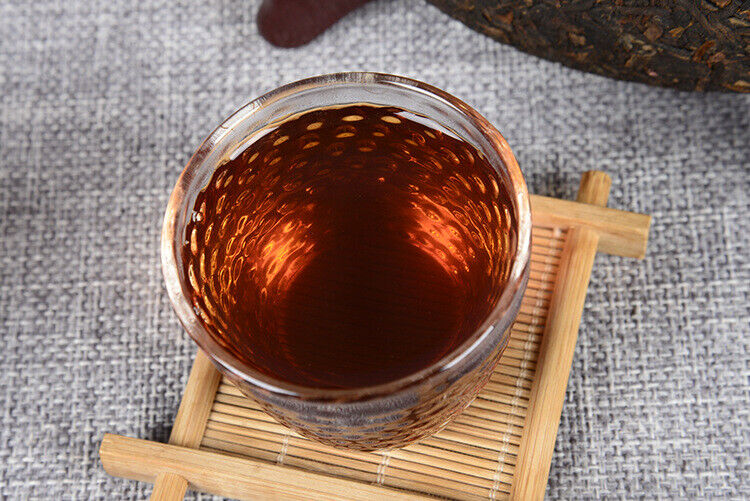 Yunnan Pu'er Tea Ancient Tree Ripe Tea Cake 100g Ripe Tea Ancient Tree Ripe Tea