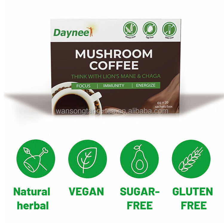 Coffee Tea Espresso Supplies Healthcare Supplement Mushroom Coffee Blend