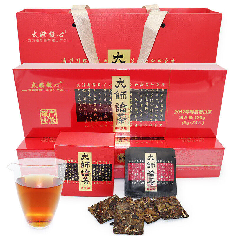 Fuding white tea cookie tea shoumei old white tea taimushan vein tea Main image