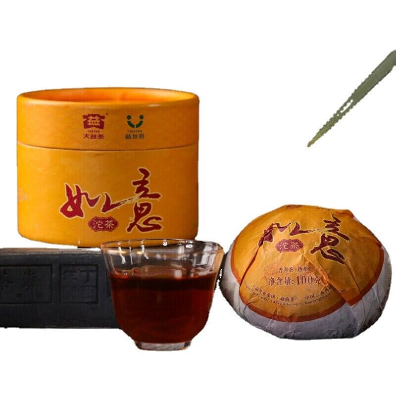 RUYI Tuocha Premium MengHai Dayi TAETEA Ripe Pu-Erh Tea 100g Puer Tuo Cha Main image