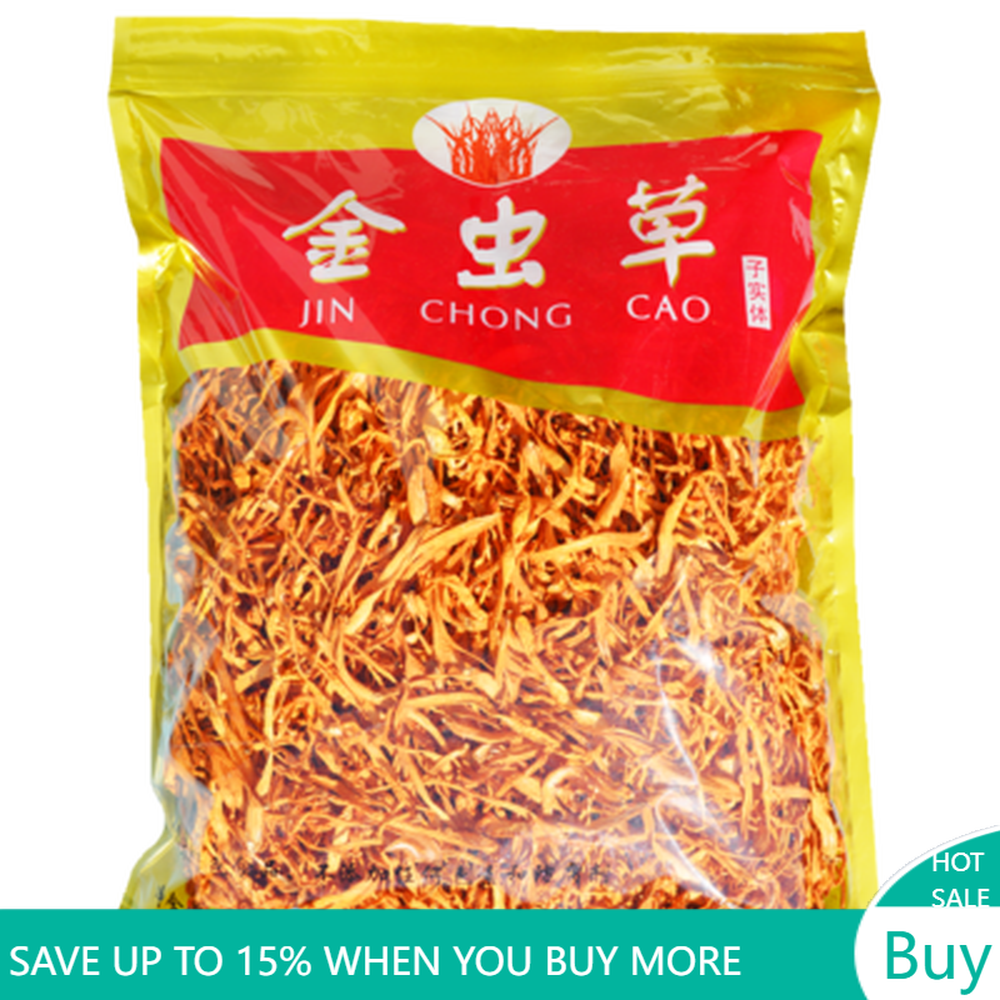 500g Organic Dried Cordyceps Sinensis Mushroom Chinese Tradition Medicine Main image