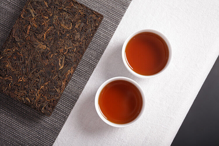 250g Yunnan Pu'er Tea Menghai Mature Tea Yugong Golden Brick Aroma Mature Tea