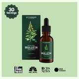 100% Support Lung Cleanse Mullein Leaf Extract Drops All-natural Ingredients