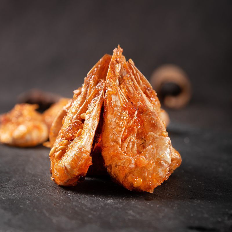 Spicy Shrimp Prawns Snacks Chinese Specialty Foods Seafood Snacks Ready-to-eat