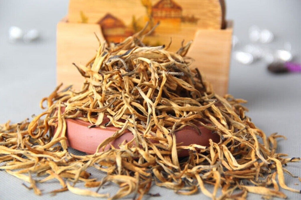 Supreme Chinese Yunnan Black Tea Fengqing Dian Hong Golden Buds Dianhong 250g