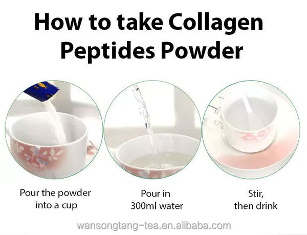 Collagen Peptides Powder Drink Whitening Glow Enzymes Proteins Powder 6g*20bags