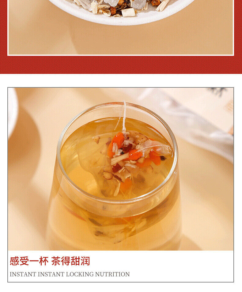 Small Hanging Pear Soup Red Dates Umeboshi Lily Snow Pear Wolfberry Tea Bag 300g