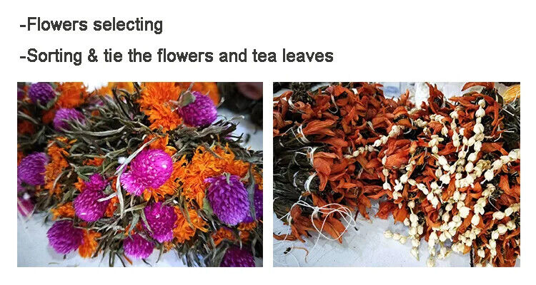 Jasmine Flowering Silver Needle Blooming Tea Flowering Tea Balls 20pcs