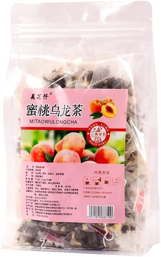 6.17OZ 175g（50package）White Peach Oolong Tea Peach Loose Leaf Oolong Tea Main image