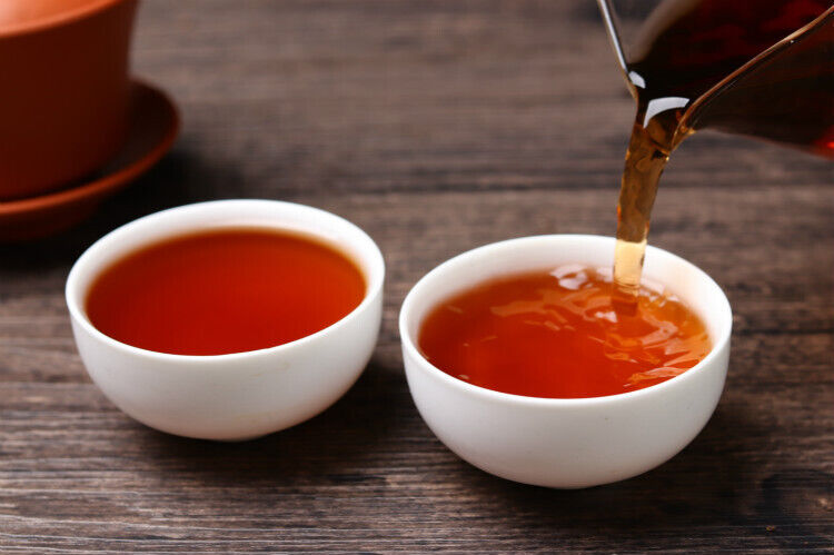 250g Dry Storage Ripe Tea Menghai Golden Bud Mellow Golden Aged Pu'er Ripe Tea