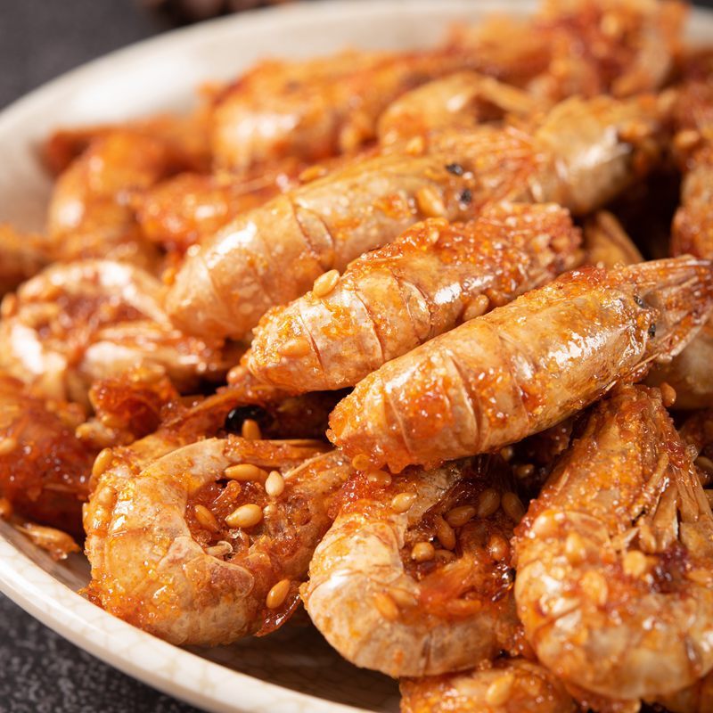 Spicy Shrimp Prawns Snacks Chinese Specialty Foods Seafood Snacks Ready-to-eat Secondary image