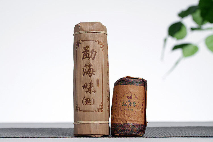 Menghai Flavor Ripe Tea Pillar Big Tree Tea 200g Pu-erh Tea Yunnan Pu'er Tea