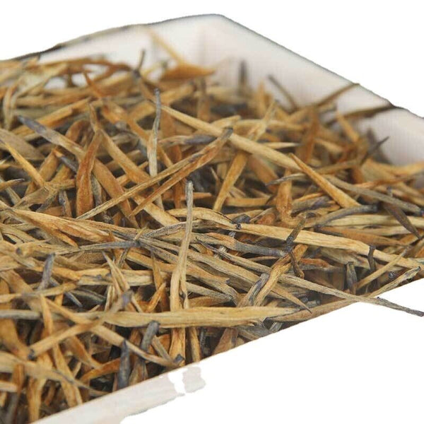 Wooden Box Yunnan Ancient Big Gold Needle Golden Bud Dian Hong Tea 500g/1.1lb