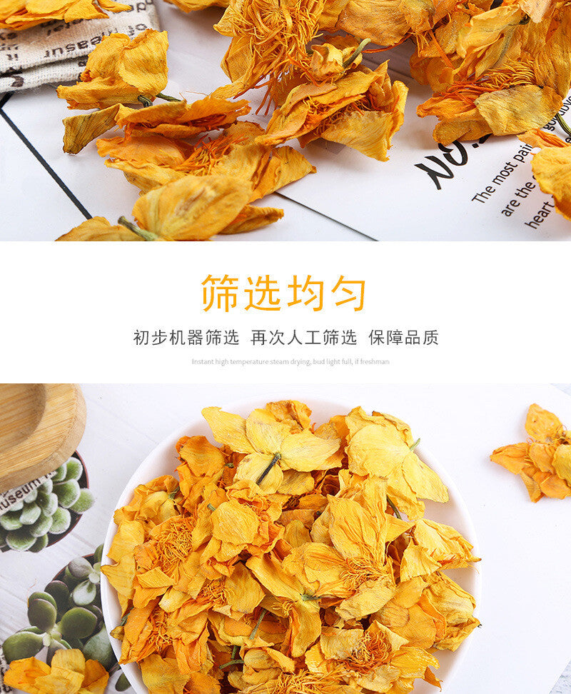 Bulk Herbal Tea for Relaxation and Wellness Fresh Dried Golden Lotus Flowers
