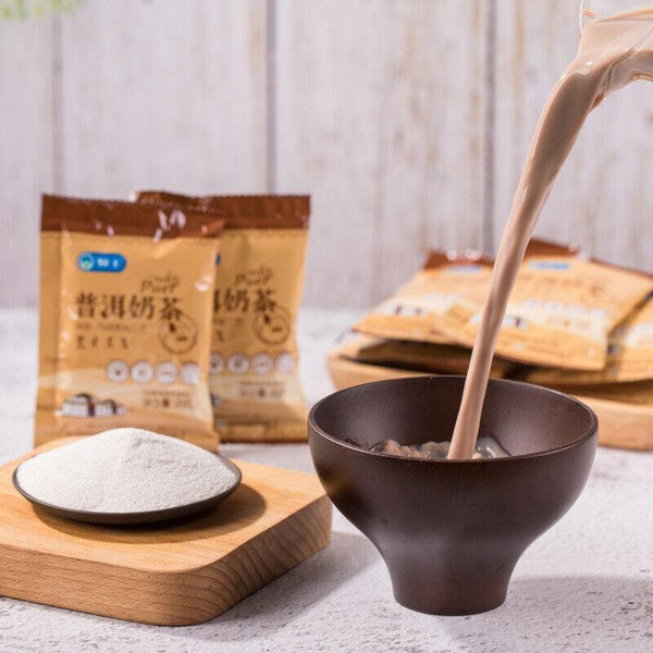 Premium Grade Inner Mongolia Knight Salty Pu'er Milk Tea Brewing 360g