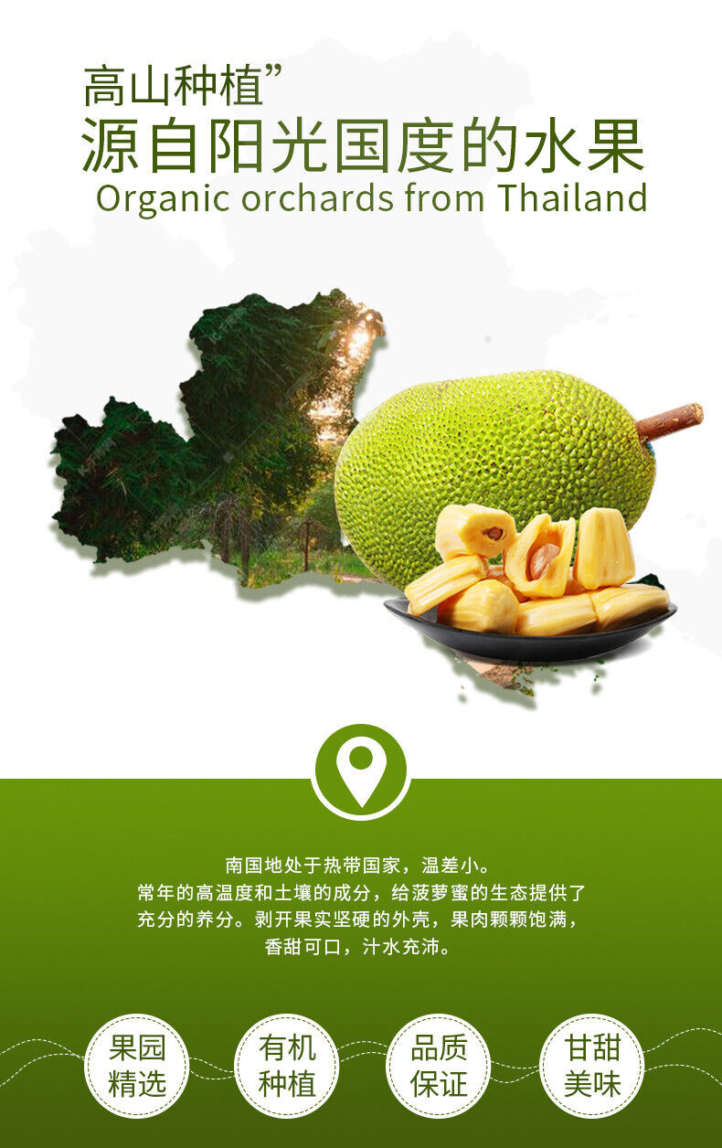 Dried Jackfruit Crisp Fruit Vietnamese Specialty Instant Snacks 250g Canned