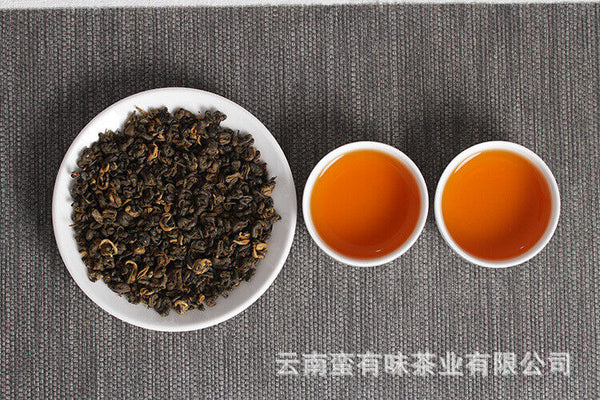 350g/can Fengqing Flower and fruit aroma golden snail Dian Hong tea (two leaves)