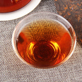 357g Pu-Erh Ripe Tea Ancient Tree Pu'er Black Tea Handamde Craft Healthy Drink