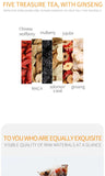 Ginseng Five Treasure Tea Herbal Tea 250g