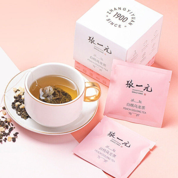 White Peach Oolong Tea Bags 30g Honey Peach Flavor Premium Cold Brew