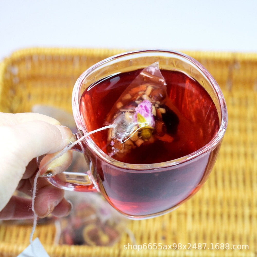 Menopause Support Tea Red Dates Longan Rose Beetroot Hormone Balance Herbal