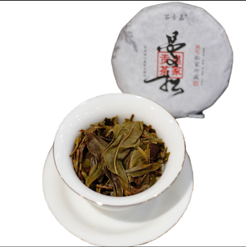 Yibang Mansong Pu-erh Raw Tea Cake Yiwu Seven Seeds Pu-erh Tea Cake 100g/3.52oz